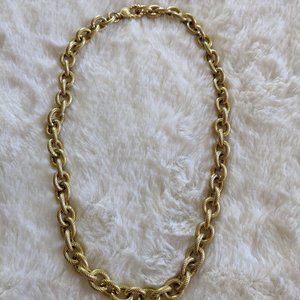 Judith Ripka Rolo Necklace Gold over Sterling